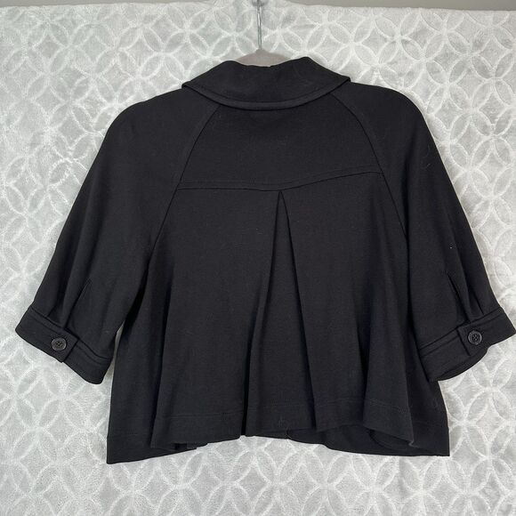 LRL Ralph Lauren Matching Set 8 Black Shift Dress Jacket Stretch Minimal Career - Picture 6 of 16